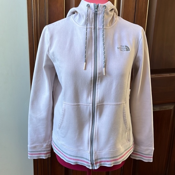 The North Face Jackets & Blazers - North Face   GUC     Full zip Hoodie         Light lavender/ light gray   Size L